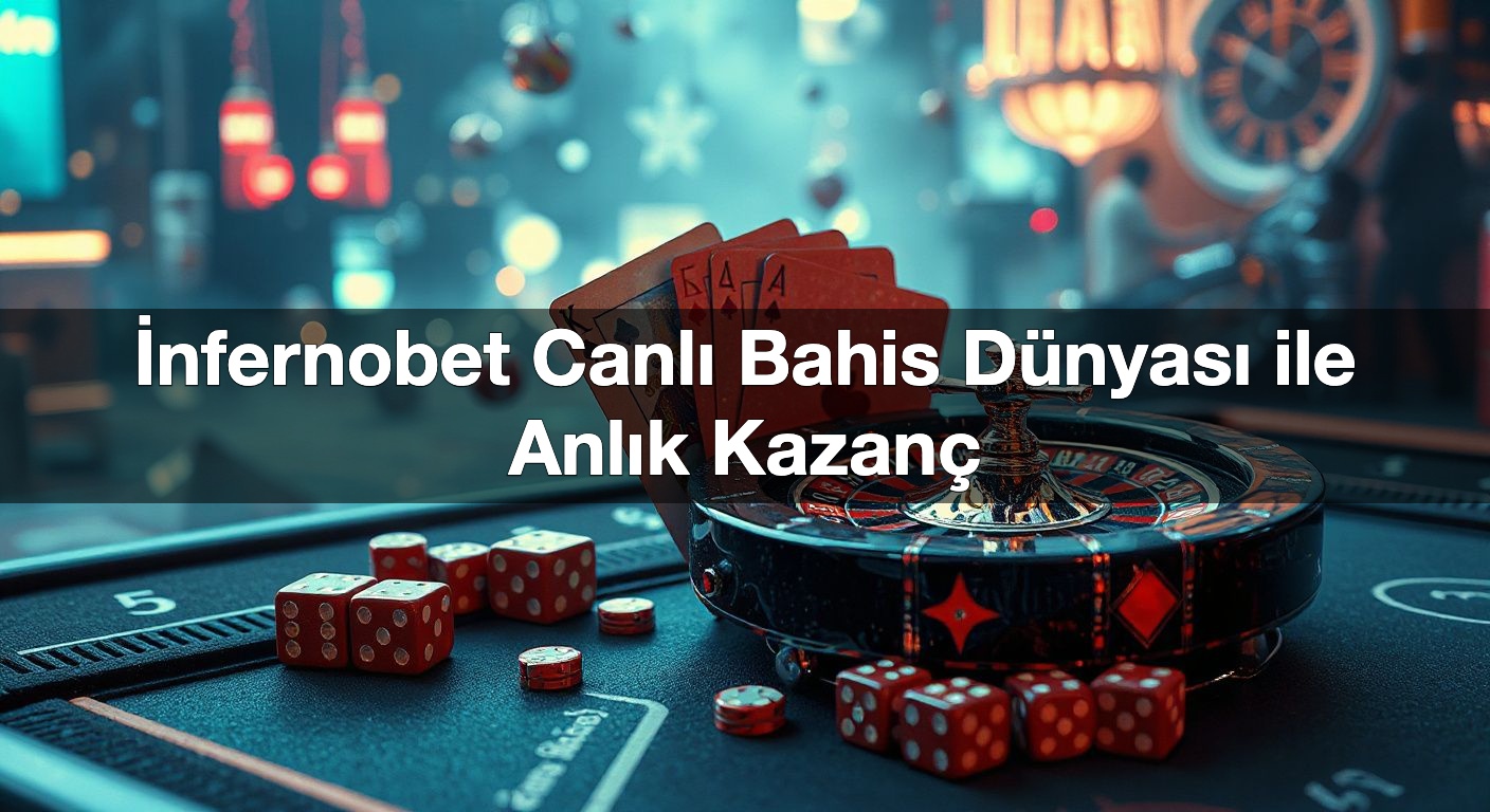 İnfernobet Canlı Bahis Dünyası ile Anlık Kazanç